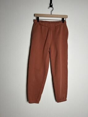 Melody Ehsani Joggers Sweatpants Terracotta Brown Size XS
